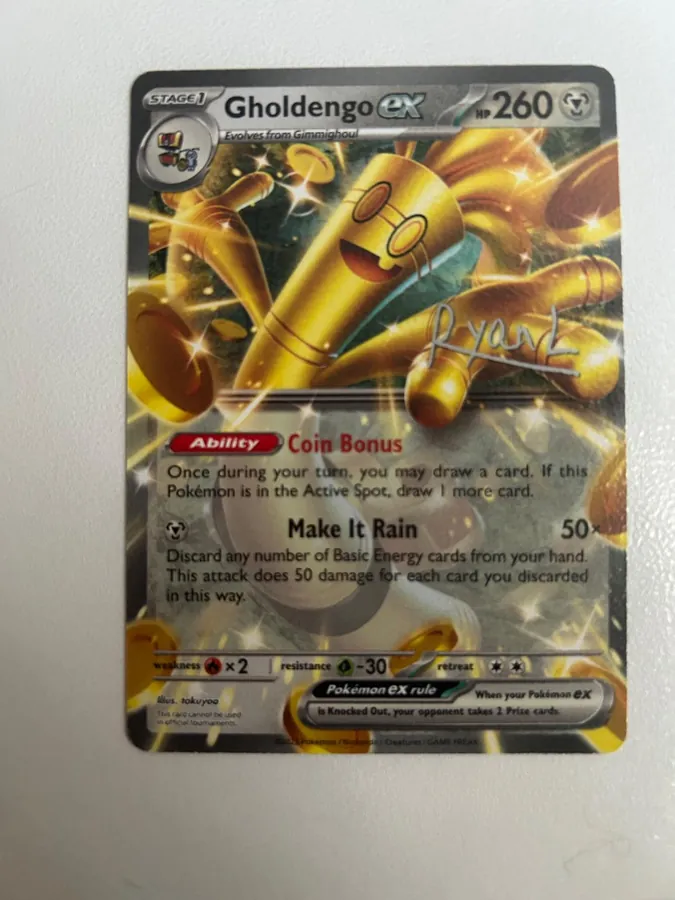 World Championships 2025 Gholdengo Ex [Liao-Fu-Guan] Pokémon card